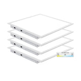 NuWatt 2 ft. x 2 ft. Integrated Backlit LED Panel Internal Driver Drop in Ceiling 4400 Lumen Dimmable 4000K 120-277V (4-Pack)