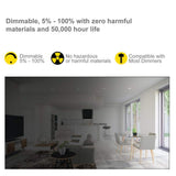 NuWatt 2 ft. x 2 ft. Integrated Backlit LED Panel Internal Driver Drop in Ceiling 4400 Lumen Dimmable 4000K 120-277V (4-Pack)