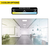 NuWatt 2 ft. x 4 ft. Surface Mount Integrated LED Panel, 120-277V, 3CCT 3000K-5000K Selectable, 0-10V Dimmable, 5000 LM, 2 Pack