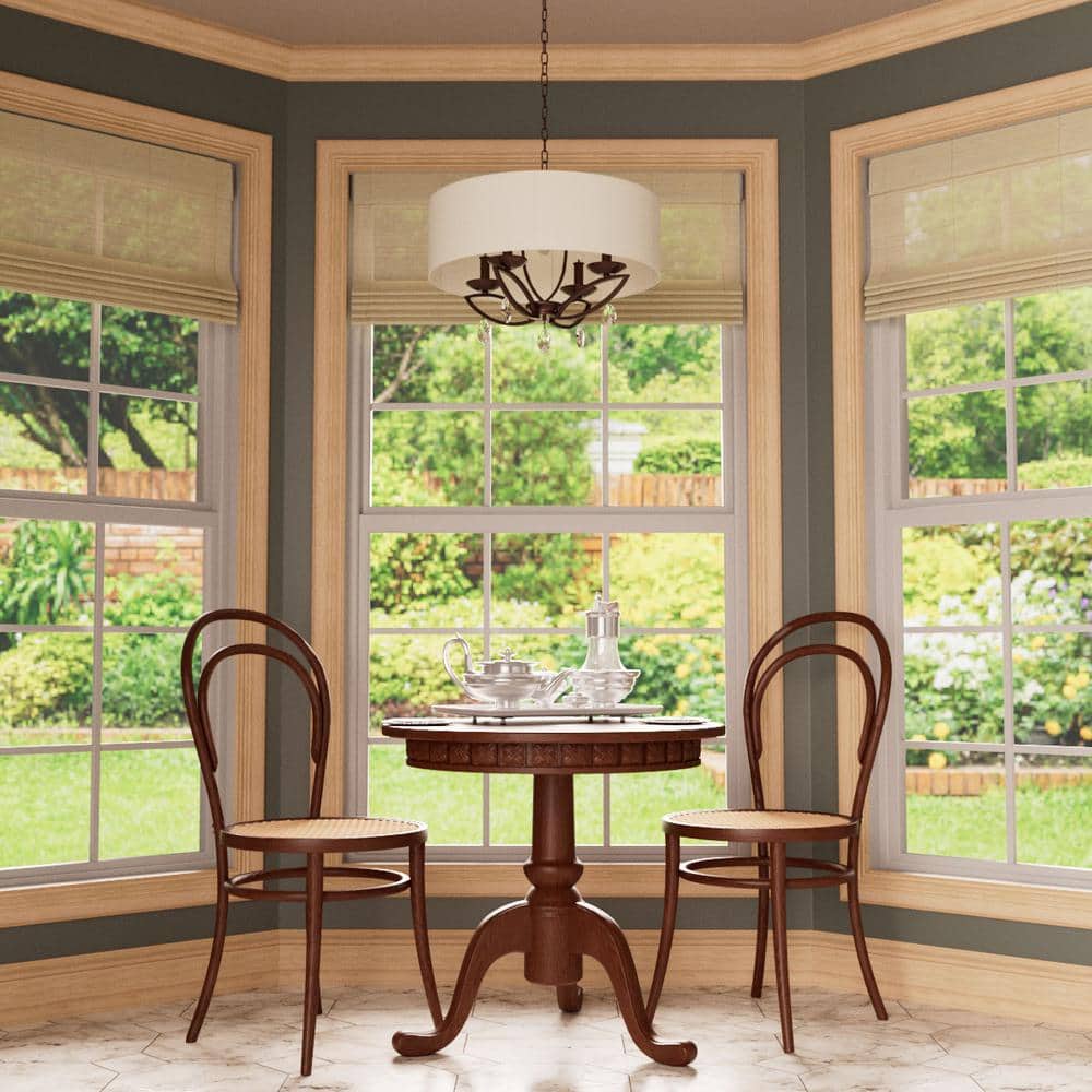 Ekena Millwork WM49 0.56 in. D x 3.63 in. W x 96 in. L Wood (White Oak) Crown Molding