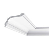ORAC DECOR 4-5/8 in. x 3 in. x 78-3/4 in. Primed White Plain Polyurethane Crown Moulding (15-Pack)