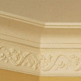 ORAC DECOR 4-5/8 in. x 3 in. x 78-3/4 in. Primed White Plain Polyurethane Crown Moulding (15-Pack)