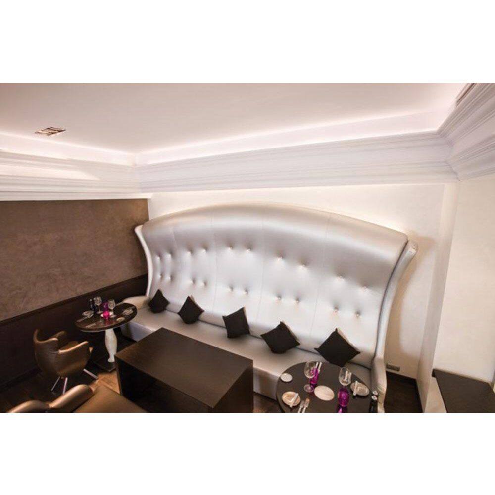 ORAC DECOR 4-3/8 in. x 4-3/4 in. x 78-3/4 in. Primed White Plain Polyurethane Crown Moulding (13-Pack)