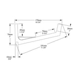 ORAC DECOR 6-3/4 in. x 3 in. x 78-3/4 in. Primed White Plain Polyurethane Crown Moulding (8-Pack)