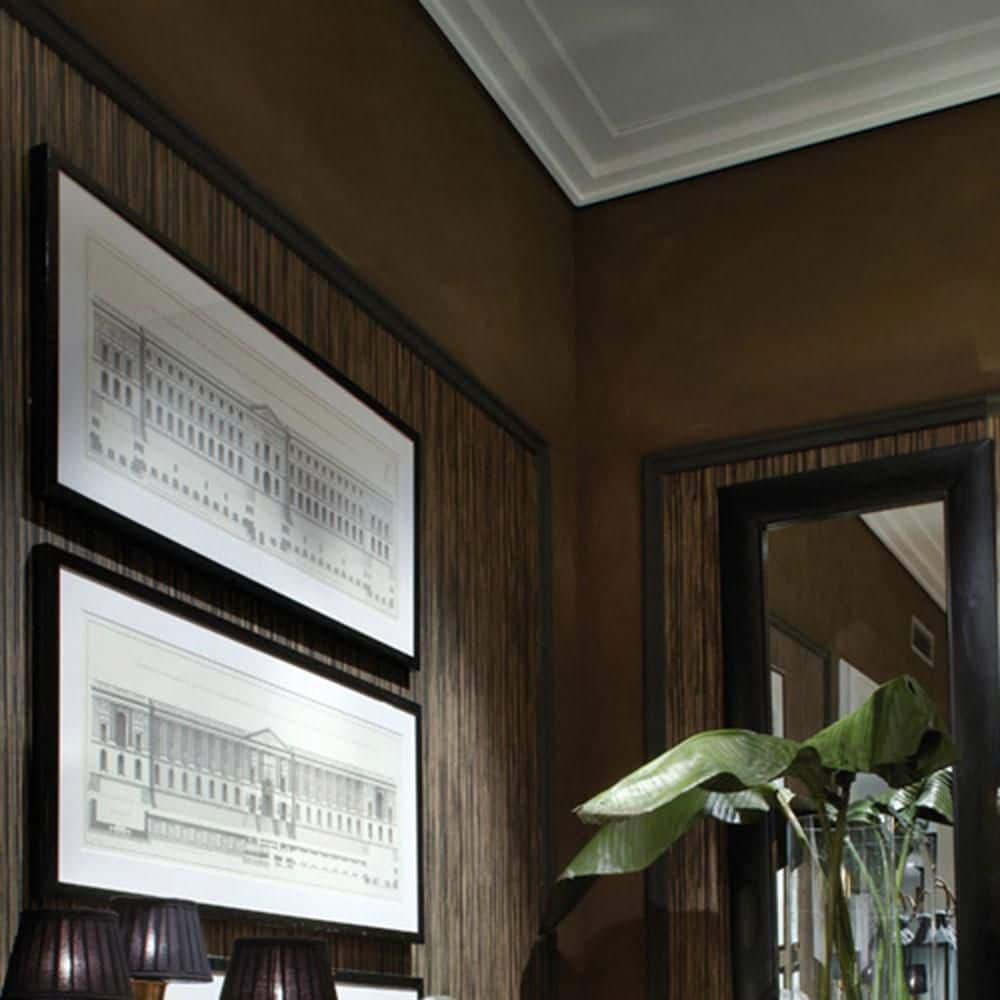 ORAC DECOR 8-1/2 in. x 1-5/8 in. x 78-3/4 in. Primed White Plain Polyurethane Crown Moulding (9-Pack)