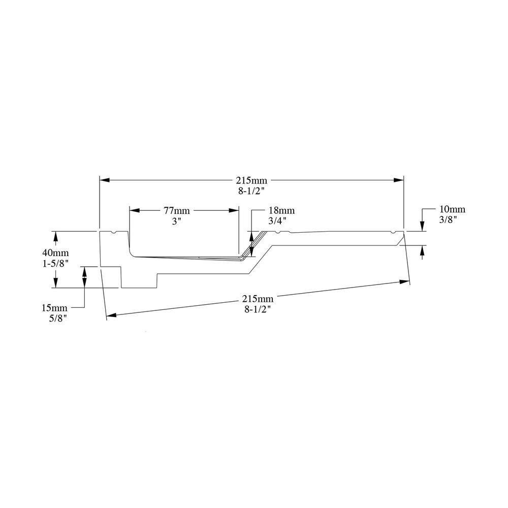 ORAC DECOR 8-1/2 in. x 1-5/8 in. x 78-3/4 in. Primed White Plain Polyurethane Crown Moulding (9-Pack)