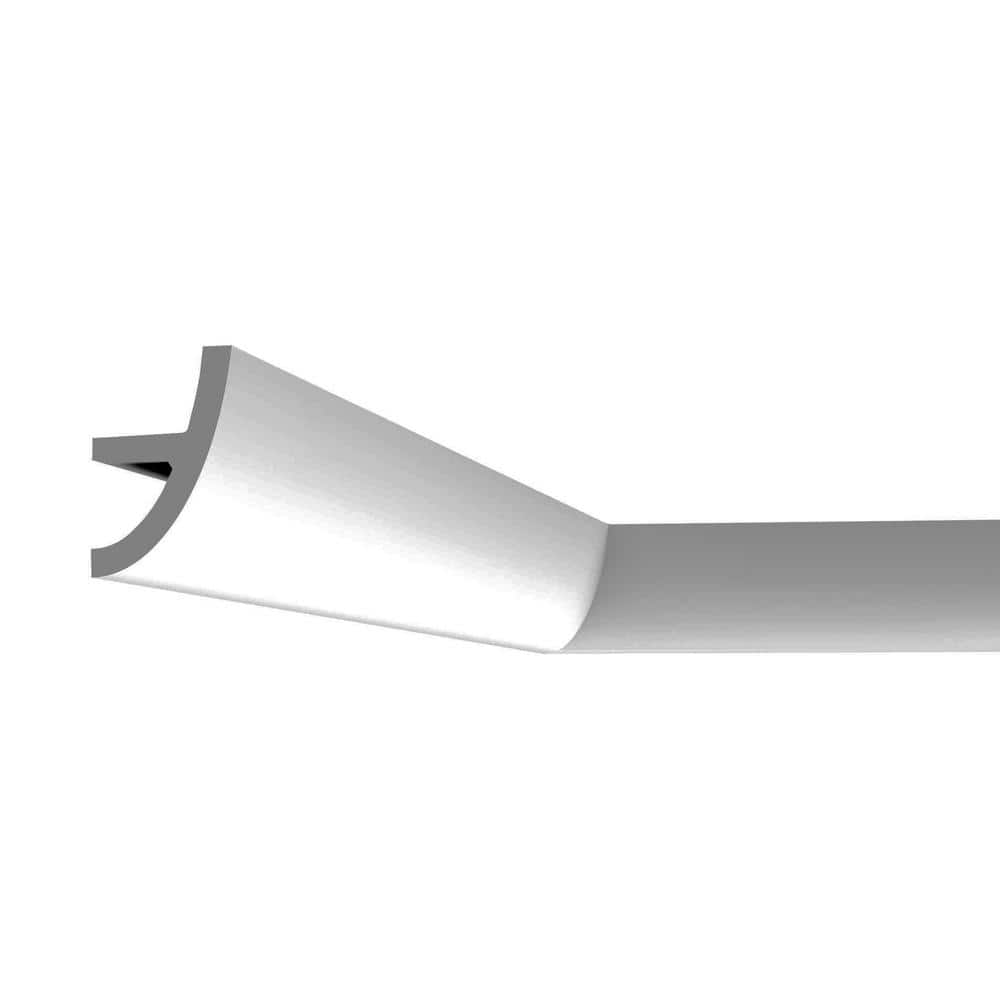 ORAC DECOR 2 in. x 3-1/8 in. x 78-3/4 in. Primed White Plain Polyurethane Crown Moulding (9-Pack)