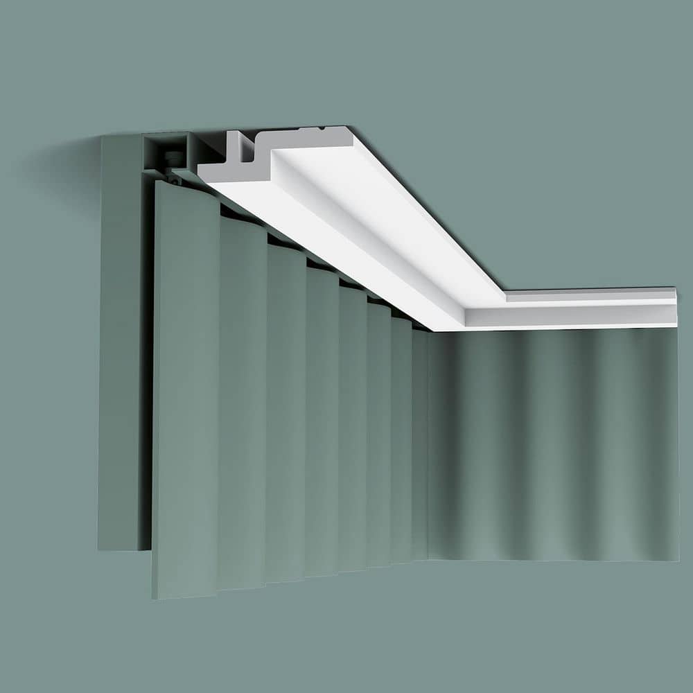 ORAC DECOR 1-1/4 in. x 3-3/4 in. x 78-3/4 in. Primed White Plain Polyurethane Crown Moulding