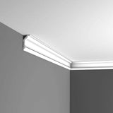 ORAC DECOR 1-5/8 in. x 3-1/8 in. x 78-3/4 in. Primed White Plain Polystyrene Crown Moulding (24-Pack)
