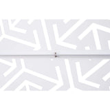 76 in. H x 48 in. W Metal Freestanding Decorative Privacy Screen in White, Outdoor and Indoor Privacy Fence Panels