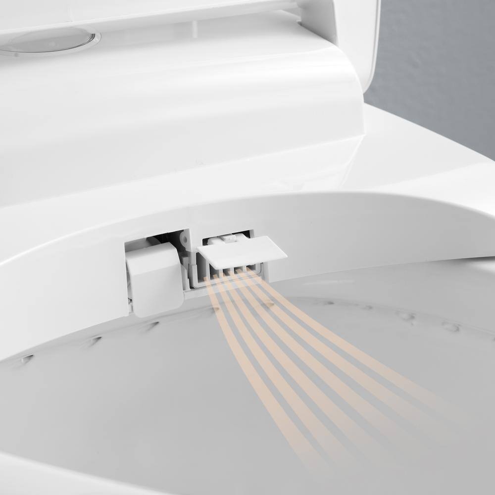 OVE Decors Volta Elongated Bidet Dual Flush Smart Toilet in White