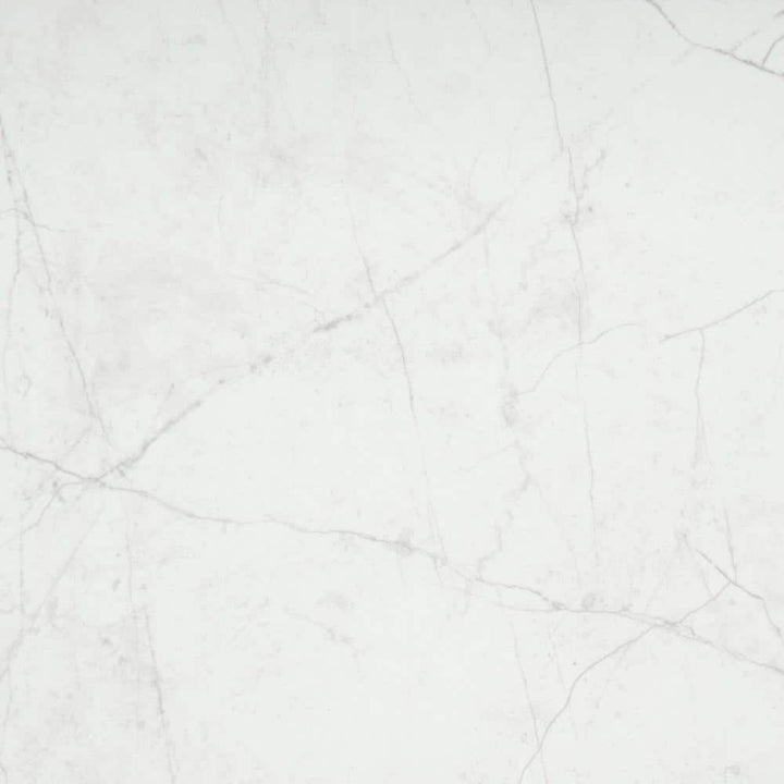 Sterlina White 23.62 in. x 23.62 in. Polished Marble Look Porcelain Floor and Wall Tile (15.5 sq. ft./Case)