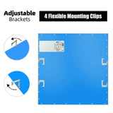 WYZM 2 ft. x 2 ft. 5800 Lumens Integrated LED Panel Light Dimmable 0-Volt-10-Volt 5000K Bright White (12-Pieces)
