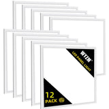 WYZM 2 ft. x 2 ft. 5800 Lumens Integrated LED Panel Light Dimmable 0-Volt-10-Volt 5000K Bright White (12-Pieces)