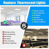 WYZM 2 ft. x 2 ft. 5800 Lumens Integrated LED Flat Panel Light 5000K Bright White Dimmanle 0-Volt-10-Volt (16-Pieces)