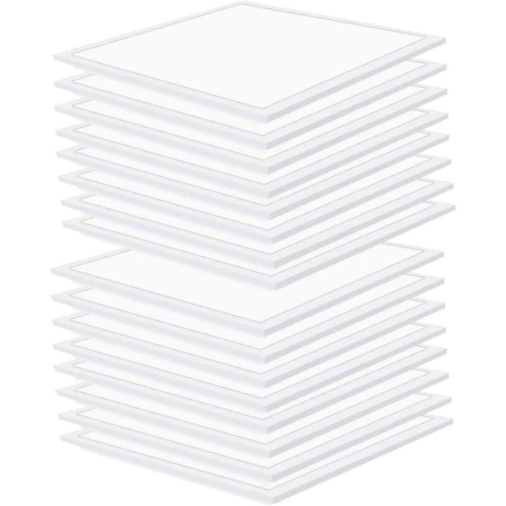 Honbei 2 ft. x 2 ft. 5800 Lumens Integrated LED Panel Light,5000K 0-10V Dimmable 2x2 LED Panel Lighting for Kitchen,16 Pack