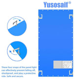 Honbei 2 ft. x 4 ft. 7800 Lumens Integrated LED Panel Light, 5000K LED Flat Panel Light Lay in Fixture for Office (10-Pack)