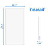 Honbei 2 ft. x 4 ft. 7800 Lumens Integrated LED Panel Light, 5000K LED Flat Panel Light Lay in Fixture for Office (10-Pack)