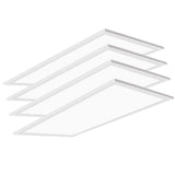 WYZM 2 ft. x 4 ft. 175-Watt Equivalent Integrated White LED Troffer Panel Light 5000K White LED Panel Light (4-Pieces)