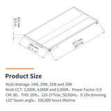 LEDone 2 ft. x 4 ft. 29-Watt Equivalent Integrated LED White Retrofit and Troffer, 5000K (1-Pack)