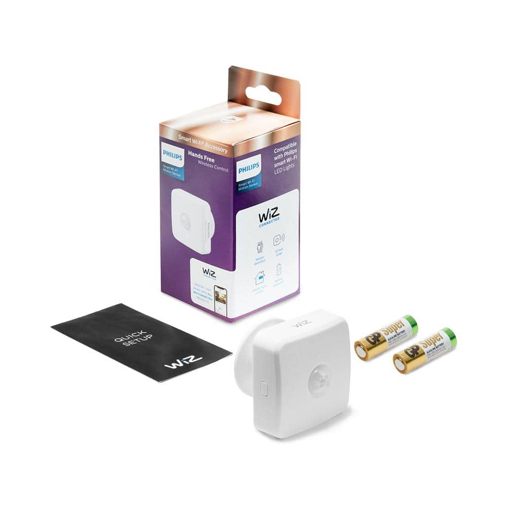 Philips Smart Motion Sensor for Philips Smart Wi-Fi WiZ Wireless Connected Light Bulbs