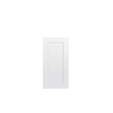 Plywell Ready to Assemble 9x30x12 in. Shaker 1 Door Wall Cabinet with 2-Shelf in White