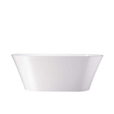 Vanity Art Antony 63 in. Acrylic Flatbottom Freestanding Bathtub in White