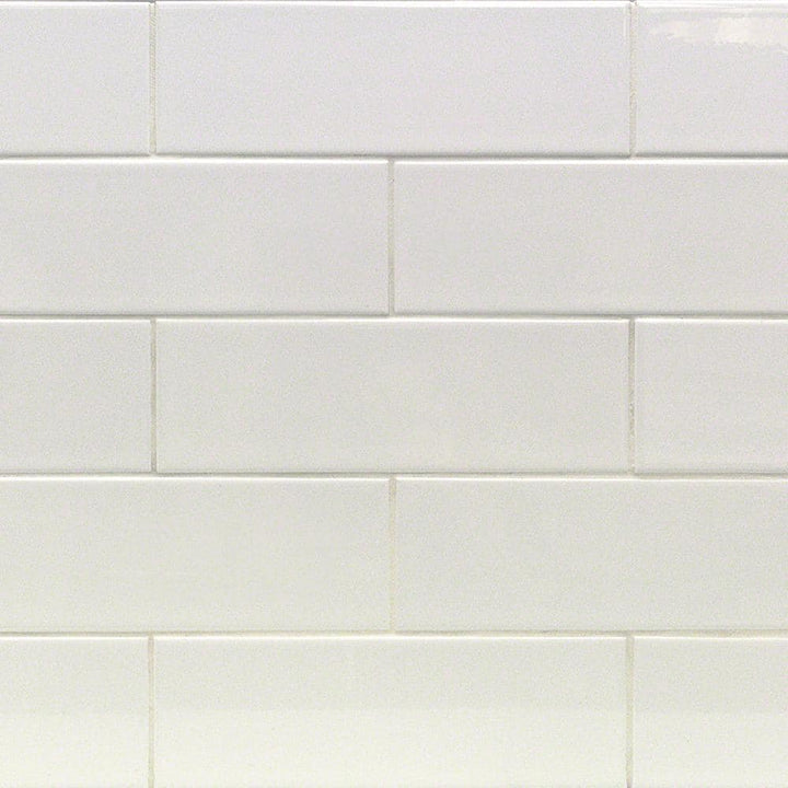 Ivy Hill Tile Essential White 3 in. x 6 in. x 6 mm Polished Ceramic Wall Subway Tile (11.73 sq. ft./case)