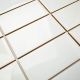 Ivy Hill Tile Essential White 3 in. x 6 in. x 6 mm Polished Ceramic Wall Subway Tile (11.73 sq. ft./case)