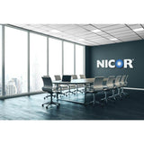 NICOR TGL1 2 ft. x 4 ft. 300-Watt Equivalent Integrated LED White Troffer, 3500K, 2-Pack