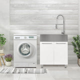 Presenza All-in-One Stainless Steel Drop-In Sink and Cabinet with Faucet