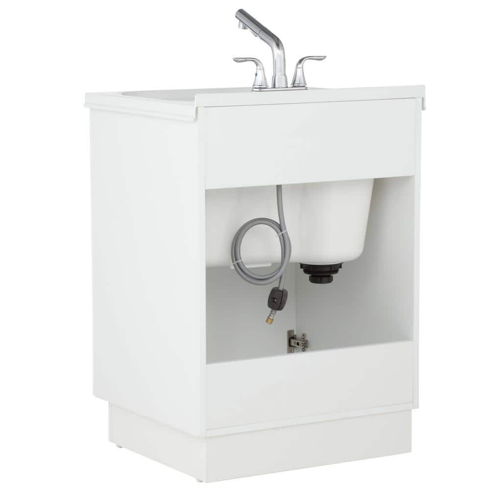 Presenza Shaker Laundry Cabinet Kit with Pull-Out Faucet