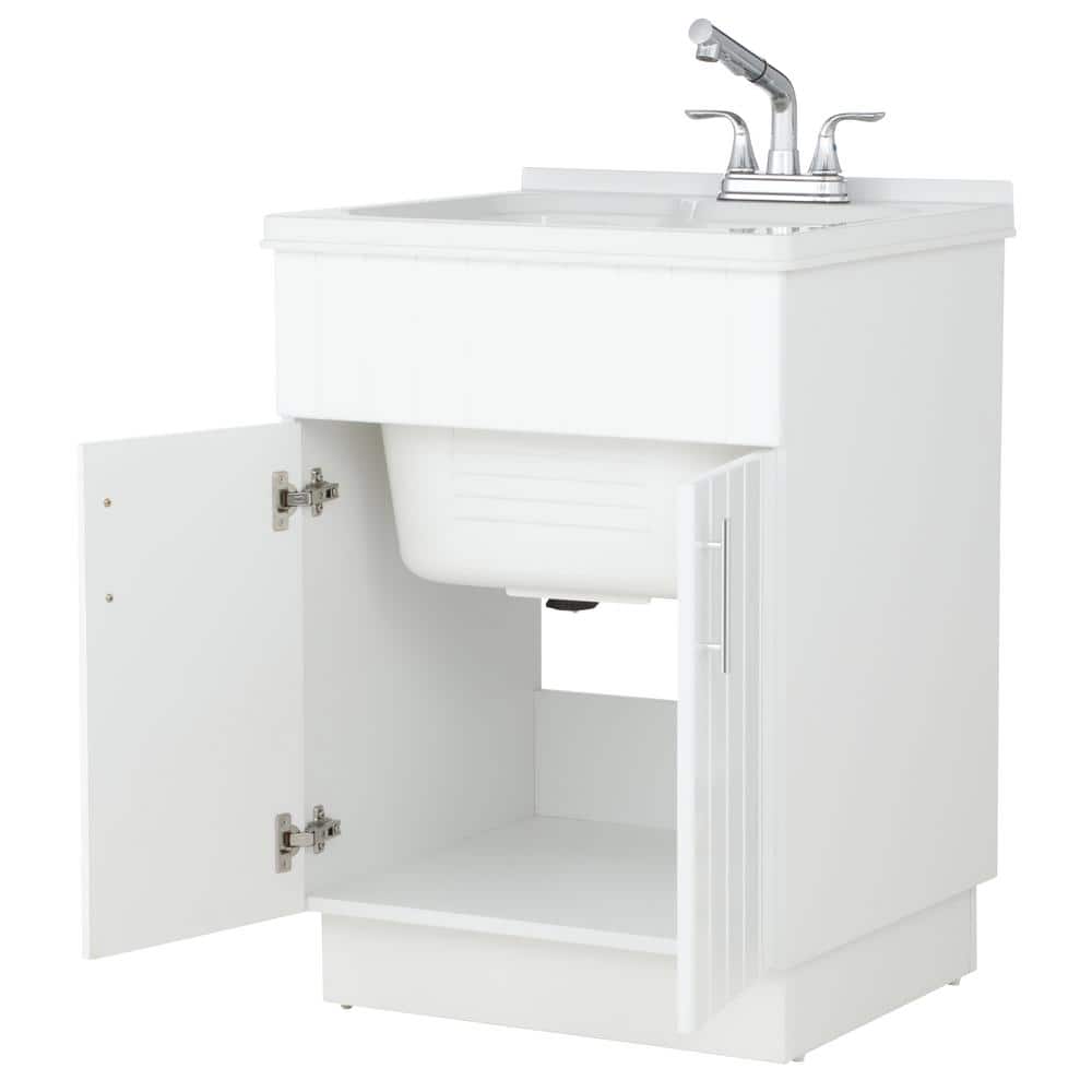 Presenza Shaker Laundry Cabinet Kit with Pull-Out Faucet