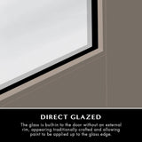 Steves & Sons 36 in. x 80 in. Legacy Series 3 Lite Clear Glass Left-Hand Inswing Primed Fiberglass Prehung Front Door