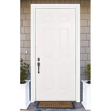 Element 36 in. x 80 in. 6-Panel Right-Hand Inswing Primed White Steel Prehung Front Door with Brickmold