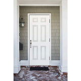 Steves & Sons 30 in. x 80 in. Premium 6-Panel Primed White Steel Prehung Front Door, Left-Hand Outswing, 4-9/16 in. Frame