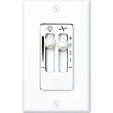 Progress Lighting AirPro 4-Speed Wall Switch with Full-Range Light Dimmer (P2630-30)