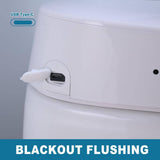 PROOX Elongated Smart Bidet Toilet, 1.28 GPF in White with Auto Functions and Heated Seat