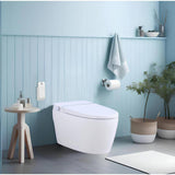 PROOX Elongated Smart Bidet Toilet, 1.28 GPF in White with Auto Functions and Heated Seat