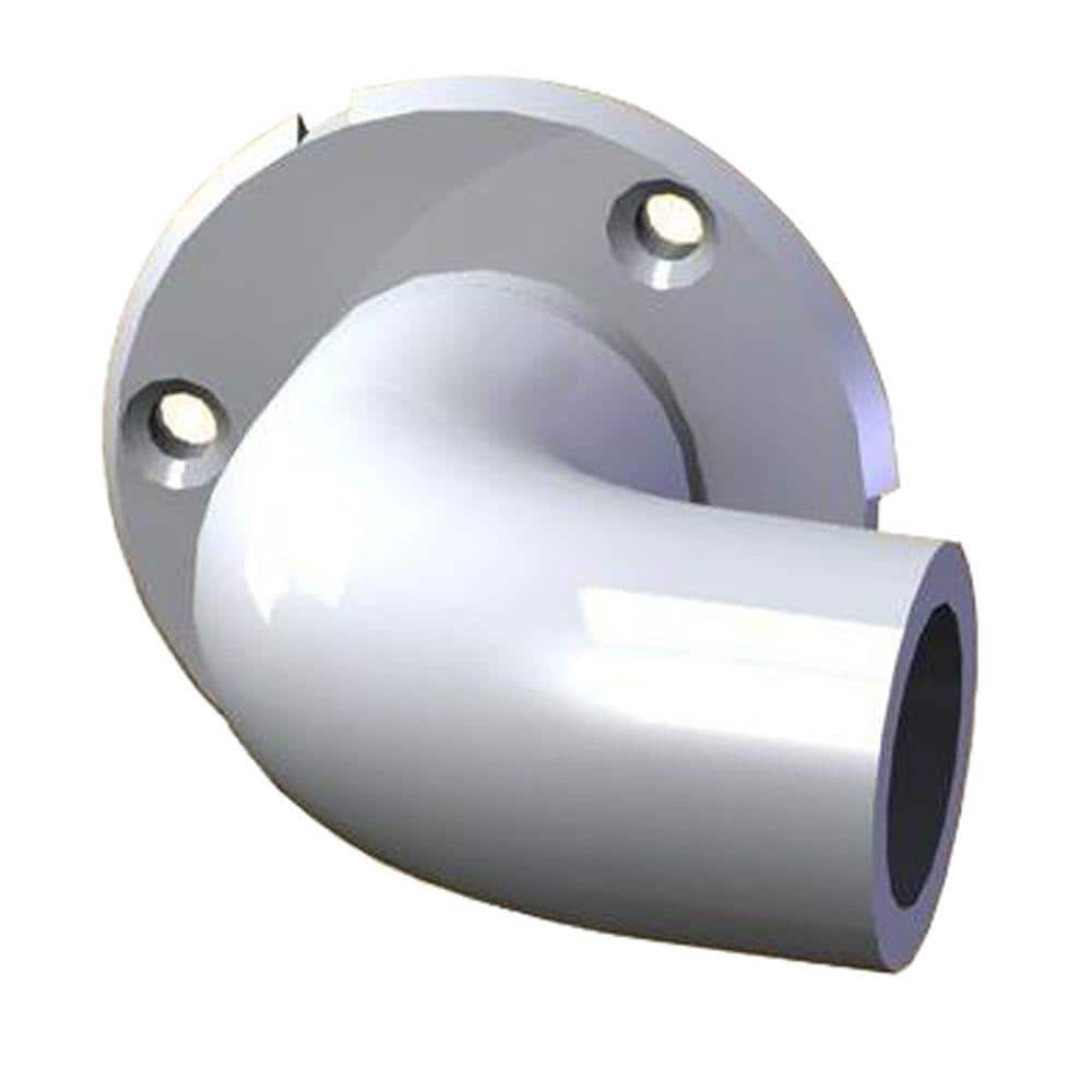 RDI White Handrail 90 Degree Post Return