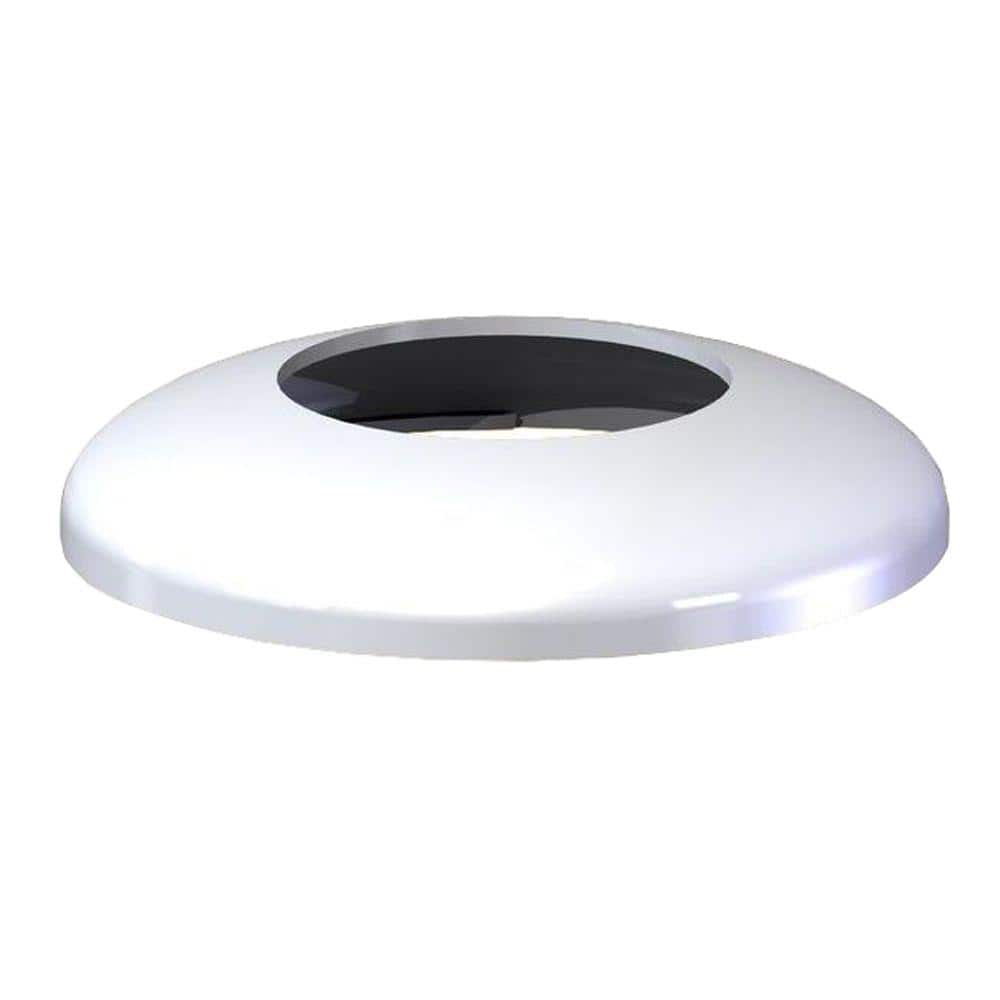 RDI White Handrail Straight Return Mount