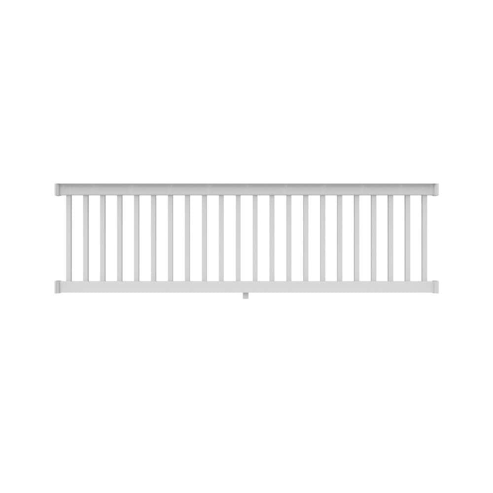 RDI Finyl Line 10 ft. x 36 in. H - Deck Top Level Rail Kit in White