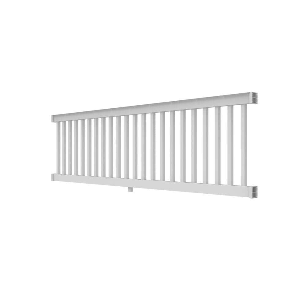 RDI Finyl Line 10 ft. x 36 in. H - Deck Top Level Rail Kit in White