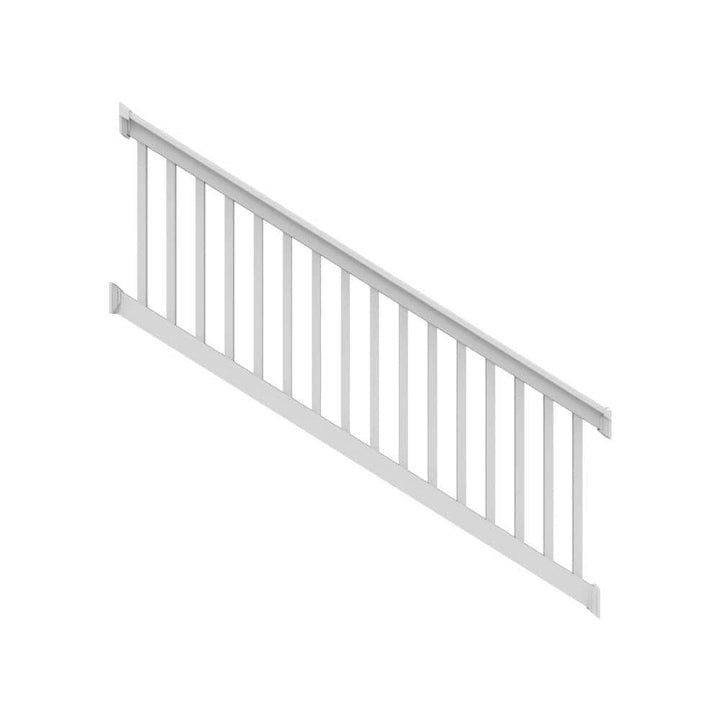 RDI Finyl Line 8 ft. x 36 in. H T-Top 28° to 38° Stair Rail Kit in White