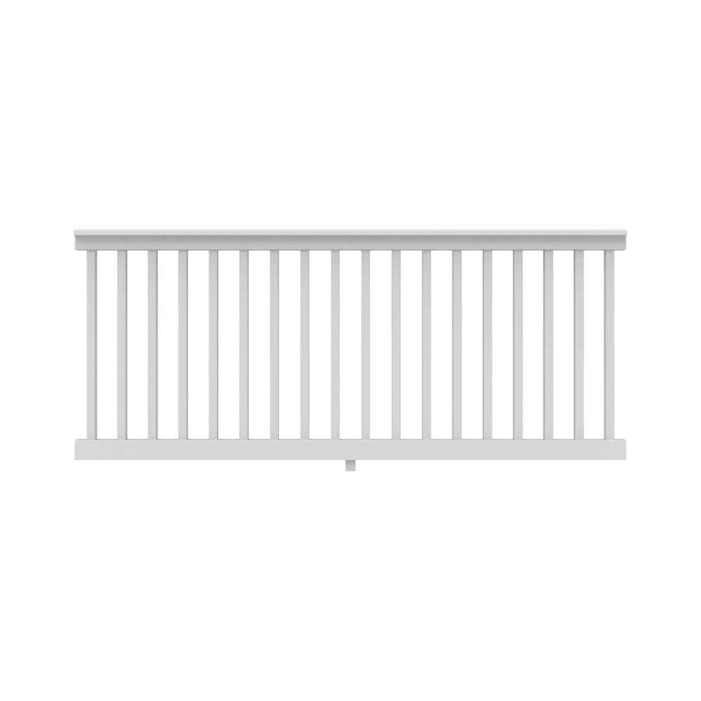 RDI Finyl Line 8 ft. x 42 in. H - T-Top Level Rail Kit - White