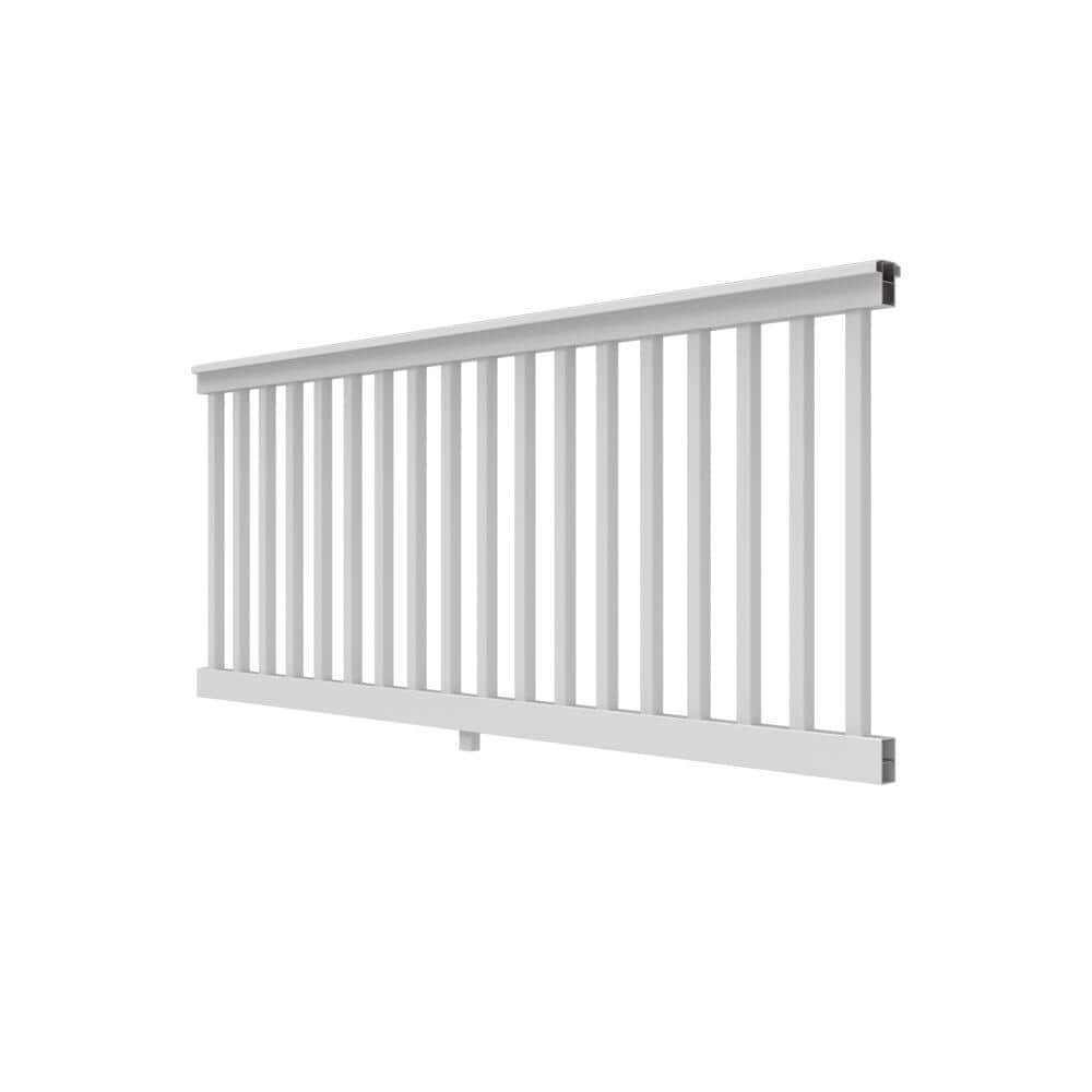RDI Finyl Line 8 ft. x 42 in. H - T-Top Level Rail Kit - White