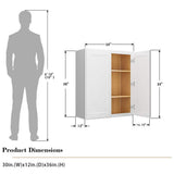 30 in. W x 12 in. D x 36 in. H Ready to Assemble Upper Kitchen Cabinet in White