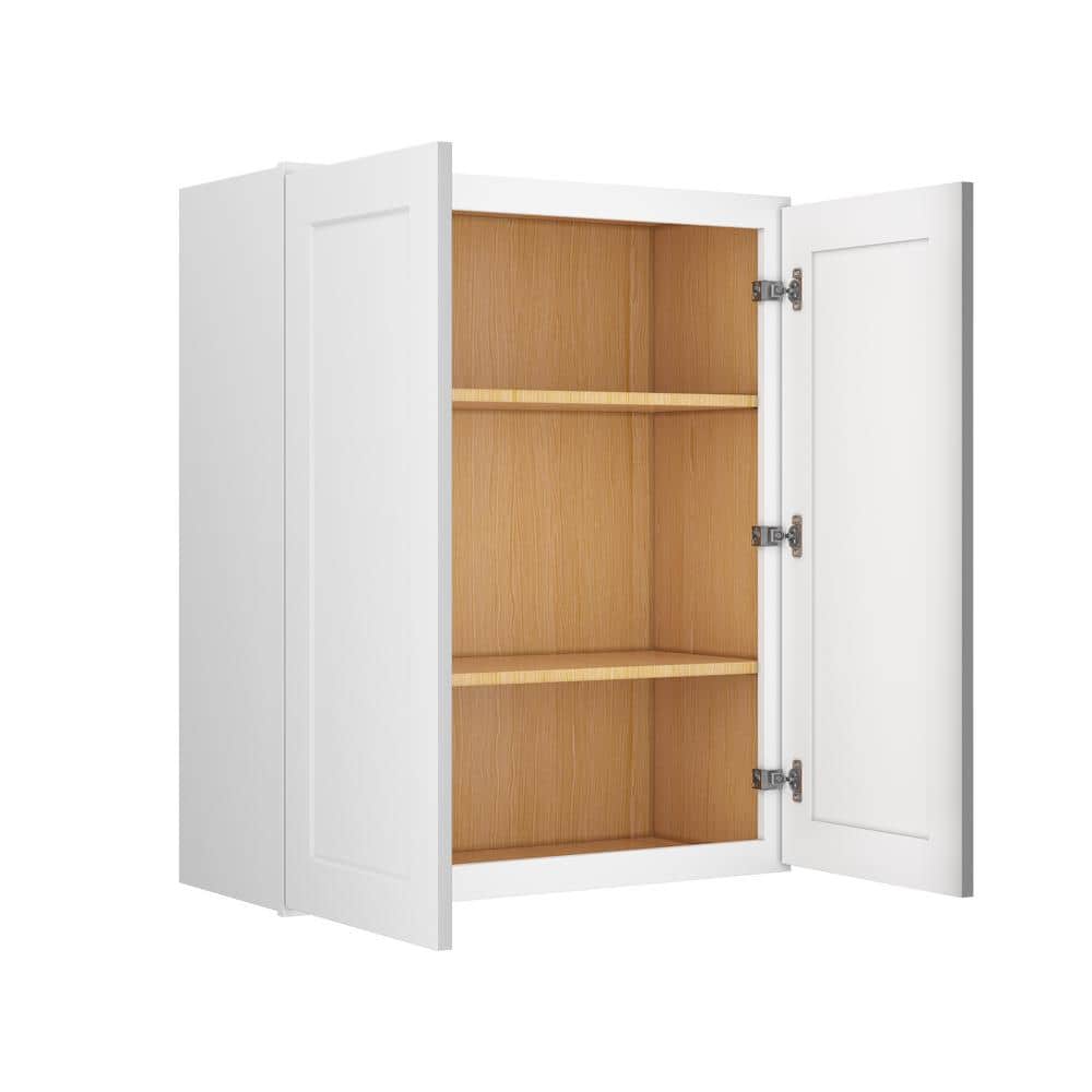 30 in. W x 12 in. D x 36 in. H Ready to Assemble Upper Kitchen Cabinet in White