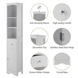 9.1 in. W x 13.4 in. D x 66.9 in. H in WHITE Plywood Ready to Assemble Diagonal Kitchen Cabinet
