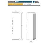RESO RMC 453 11/16 in. D x 2-1/4 in. W x 85 in. L Primed Finger-Joined Pine Casing Molding 20-Pieces 140 ft. Total